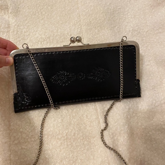Leather folk purse - Picture 5 of 8